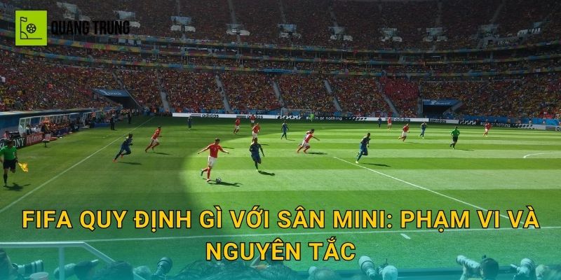 FIFA quy định gì với sân mini: phạm vi và nguyên tắc