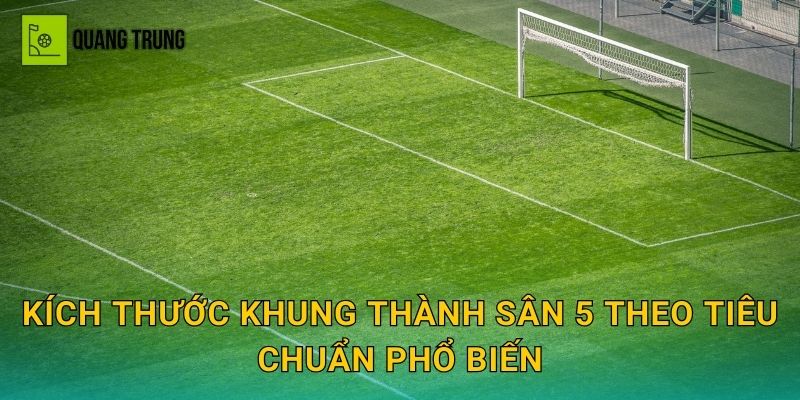 Kích thước khung thành sân 5 theo tiêu chuẩn phổ biến