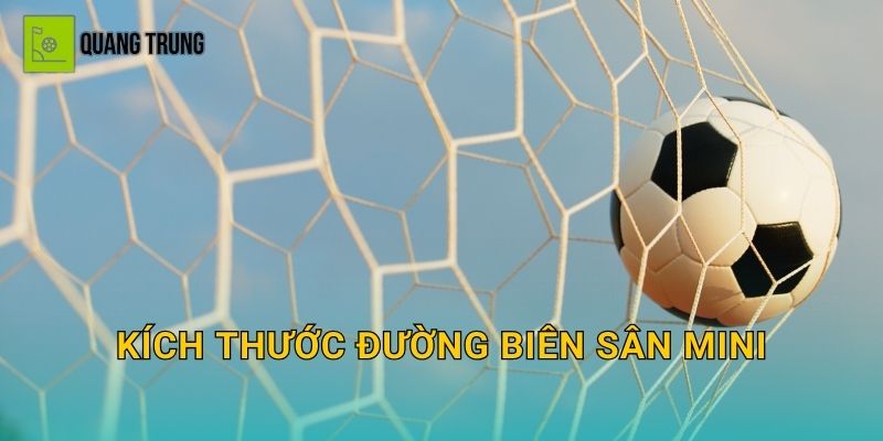 Kích thước đường biên sân mini: Bề rộng vạch, cách kẻ line và lưu ý dễ sai