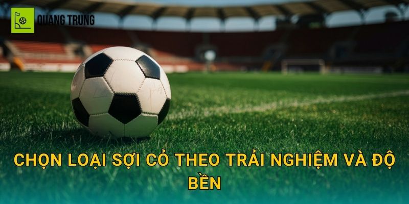 Chọn loại sợi cỏ theo trải nghiệm và độ bền