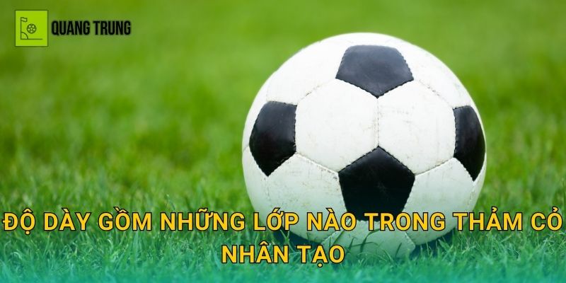 Độ dày gồm những lớp nào trong thảm cỏ nhân tạo