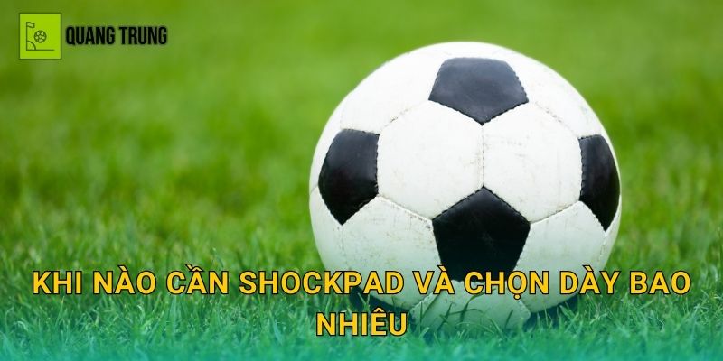 Khi nào cần shockpad và chọn dày bao nhiêu